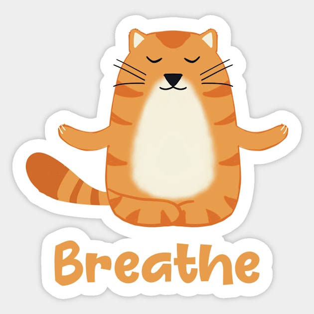 Breathe Sticker by Nikki_Arts